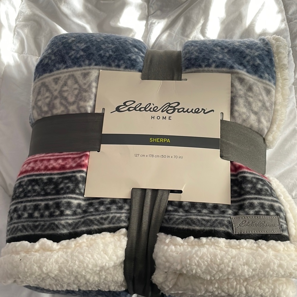 Brand new Sherpa blanket